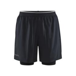 CRAFT ADV Essence Perforated 2in1 Stretch pánské šortky - černá (999000)
