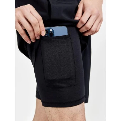 CRAFT ADV Essence Perforated 2in1 Stretch pánské šortky - černá (999000)