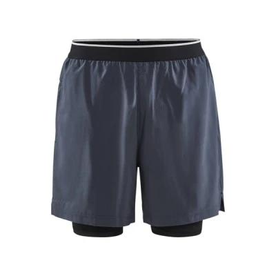 Craft ADV Essence Perforated 2in1 Stretch 1911911 pánské šortky - šedá (995000)