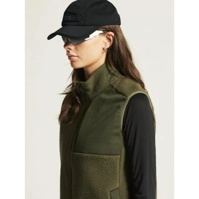 Craft ADV Explore Pile Fleece W 1913811 dámská vesta - zelená (664000)
