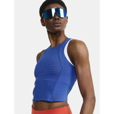 CRAFT ADV Hit Perforated Tank 1913210 dámský top - modrá (359000)