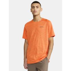 CRAFT ADV HiT SS Structure 1912457 pánské triko - oranžová (579000)