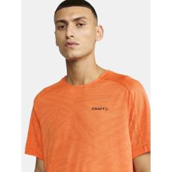 CRAFT ADV HiT SS Structure 1912457 pánské triko - oranžová (579000)