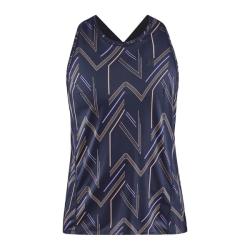 Craft ADV HiT W 1912471 dámský nátělník - tmavě modrá se vzorem (396791)