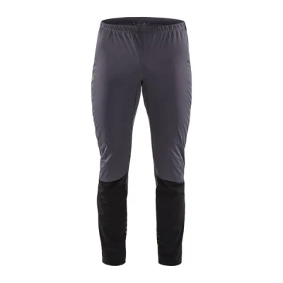 Craft ADV Nordic Training Tights 1908164 pánské kalhoty - šedá se žlutou (995999)