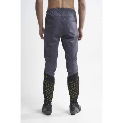 Craft ADV Nordic Training Tights 1908164 pánské kalhoty - šedá se žlutou (995999)