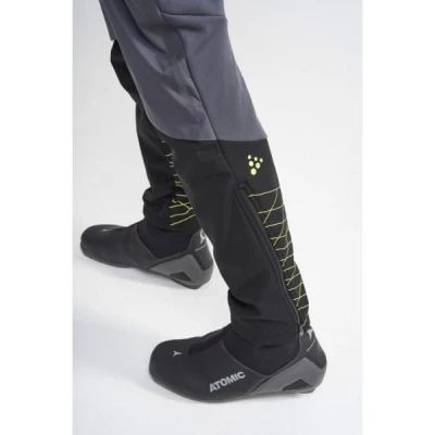 Craft ADV Nordic Training Tights 1908164 pánské kalhoty - šedá se žlutou (995999)