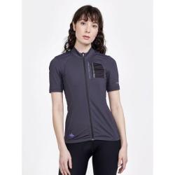 Craft ADV Offroad W 1910581 cyklodres - šedá + Force CHARM LADY černé cyklokraťasy