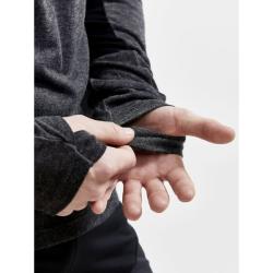 CRAFT ADV SubZ Wool LS 2 1911332 pánské triko - černá (999000)