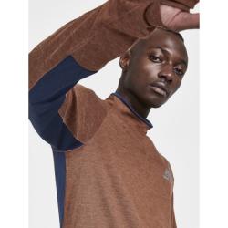 CRAFT ADV SubZ Wool LS 2 1911332 pánské triko - hnědá (686000)