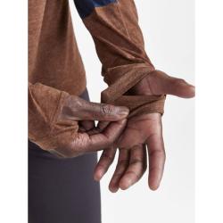 CRAFT ADV SubZ Wool LS 2 1911332 pánské triko - hnědá (686000)