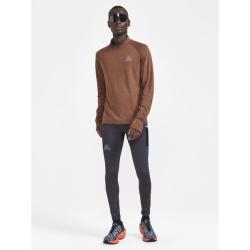 CRAFT ADV SubZ Wool LS 2 1911332 pánské triko - hnědá (686000)