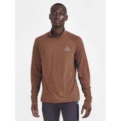 CRAFT ADV SubZ Wool LS 2 1911332 pánské triko - hnědá (686000)