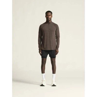 CRAFT ADV SubZ Wool LS 3 1915137 pánské triko - hnědá (286200)