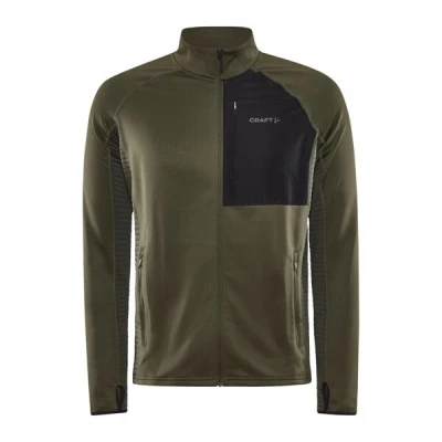 Craft ADV Tech Fleece Thermal 1911662 pánská mikina - zelená (680999) Craft ADV Tech Fleece Thermal 1911662 pánská mikina - zelená (680999)