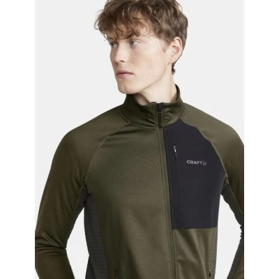 Craft ADV Tech Fleece Thermal 1911662 pánská mikina - zelená (680999) POUZE XL (VÝPRODEJ)