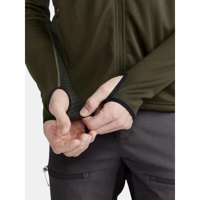 Craft ADV Tech Fleece Thermal 1911662 pánská mikina - zelená (680999) POUZE XL (VÝPRODEJ)