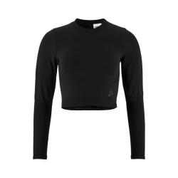 Craft ADV Tone Seamless Cropped LS dámský top - černá (999000) Craft ADV Tone Seamless Cropped LS dámský top - černá (999000)