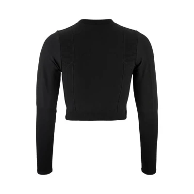 Craft ADV Tone Seamless Cropped LS dámský top - černá (999000)