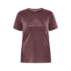 Craft ADV Trail Wool SS W 1913722 dámské triko - červená (492200)