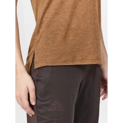 CRAFT ADV Trail Wool SS W 1913722 dámské triko - hnědá (685200)