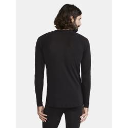 Craft ADV Wool Merino RN LS 1913755 pánské triko - černá (999000)