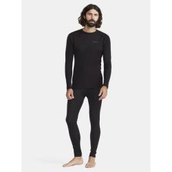 Craft ADV Wool Merino RN LS 1913755 pánské triko - černá (999000)