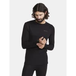 Craft ADV Wool Merino RN LS 1913755 pánské triko - černá (999000)