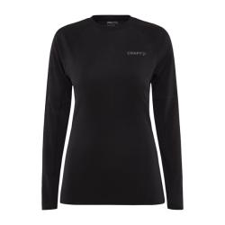 Craft ADV Wool Merino RN LS W 1913758 dámské triko - černá (999000)
