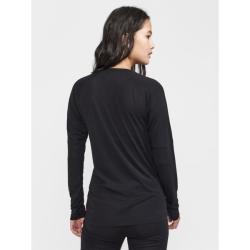 Craft ADV Wool Merino RN LS W 1913758 dámské triko - černá (999000)