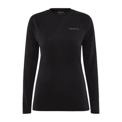CRAFT ADV Wool Merino RN LS W 1913758 dámske tričko - čierna (999000) CRAFT ADV Wool Merino RN LS W 1913758 dámske tričko - čierna (999000)