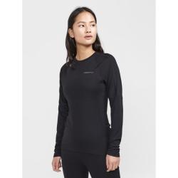 Craft ADV Wool Merino RN LS W 1913758 dámské triko - černá (999000)