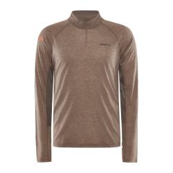 CRAFT ADV SubZ Wool LS 2 1911332 pánské triko - hnědá (244200)