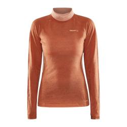 Craft ADVubZ Wool LS 2 W dámské triko - oranžová (732000)