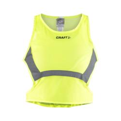 Craft All Year Mesh W 1906426 dámská vesta - žlutá (851000)