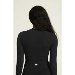 CRAFT Collective Rib Cropped LS W 1916014 dámský top - černá (999000)