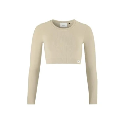 Craft Collective Rib Cropped LS W 1916014 dámský top - hnědá (608000) Craft Collective Rib Cropped LS W 1916014 dámský top - hnědá (608000)