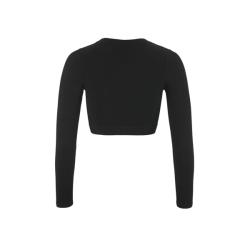 CRAFT Collective Rib Cropped LS W 1916014 dámský top - černá (999000)