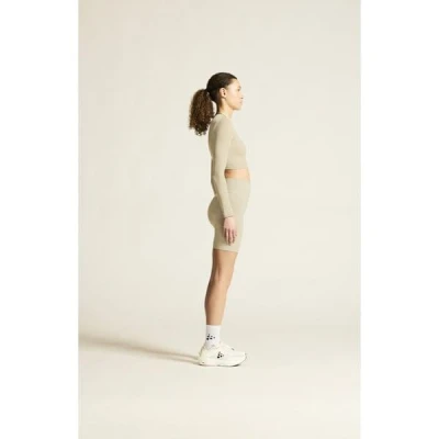 Craft Collective Rib Short Tights W 1916016 dámské šortky- hnědá (XS)