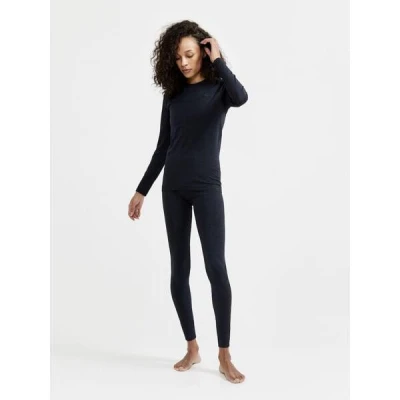 Craft CORE Dry Active Comfort LS W 1911168 dámske tričko - čierna (999000)