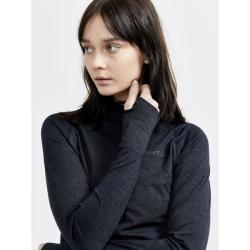 Craft CORE Dry Active Comfort Zip W 1911167 dámské triko - černá (B999000)