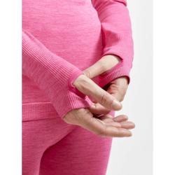 Craft CORE Dry Active Comfort Zip W 1911167 dámské triko - růžová (B738000)