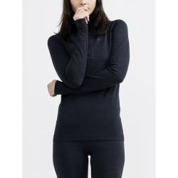 Craft CORE Dry Active Comfort Zip W 1911167 dámské triko - černá (B999000)