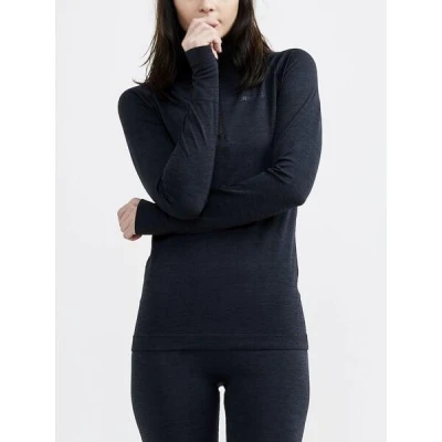 Craft CORE Dry Active Comfort Zip W 1911167 dámské triko - černá (B999000) Craft CORE Dry Active Comfort Zip W 1911167 dámské triko - černá (B999000)