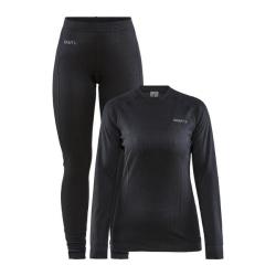 Craft CORE Dry Baselayer W 1909706 dámský set POUZE XL - růžová (VÝPRODEJ)