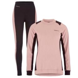 Craft CORE Dry Baselayer W 1909706 dámský set POUZE XL - růžová (VÝPRODEJ)