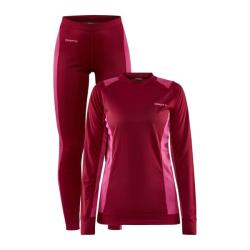 Craft CORE Dry Baselayer W 1909706 dámský set - růžová (479738) Craft CORE Dry Baselayer W 1909706 dámský set - růžová (479738)