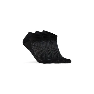 Craft CORE Dry Footies 3-pack 1910638 ponožky - černá (999000) POUZE 37-39 (VÝPRODEJ)