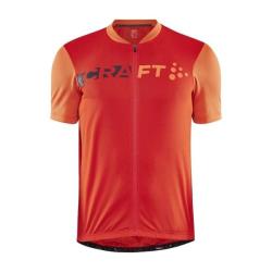 Craft CORE Endur Logo 1913167 pánský cyklodres POUZE M - oranžová (VÝPRODEJ)