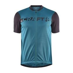Craft CORE Endur Logo 1913167 pánský cyklodres POUZE XL - modrošedá/ žluté logo (VÝPRODEJ)